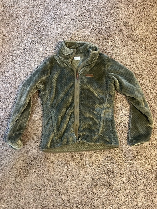 Columbia Jackets & Blazers - Columbia Olive Green Teddy Jacket